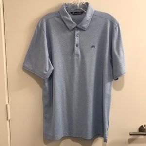 Travis Mathew Light Blue Polo